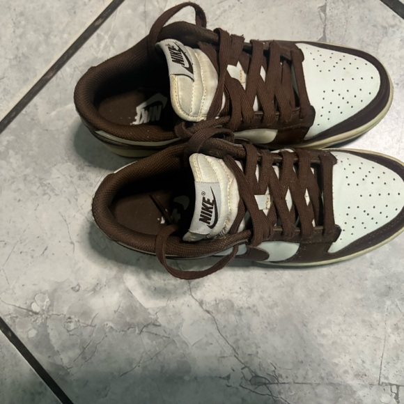 Nike Brown and White Casual Sneakers - Picture 2 of 6